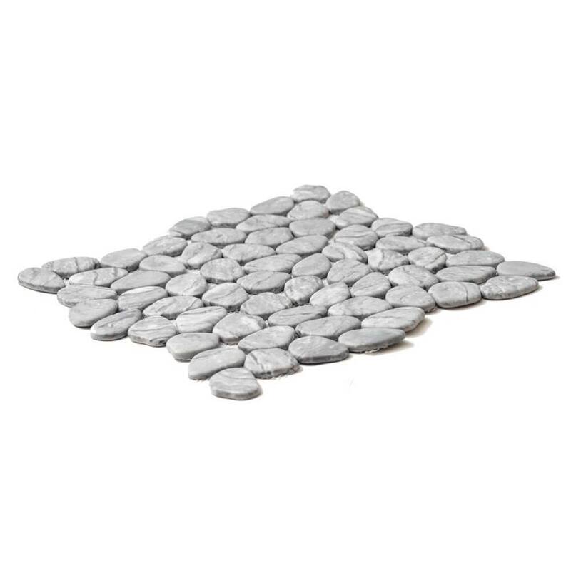 The Tile Life Recycled Cenote Pebble 13x13 Glass Floor, Wall & Backsplash Tile