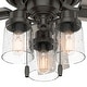 preview thumbnail 4 of 13, Hunter 44" Hartland Ceiling Fan with LED Light and Pull Chains - Farmhouse, Transitional