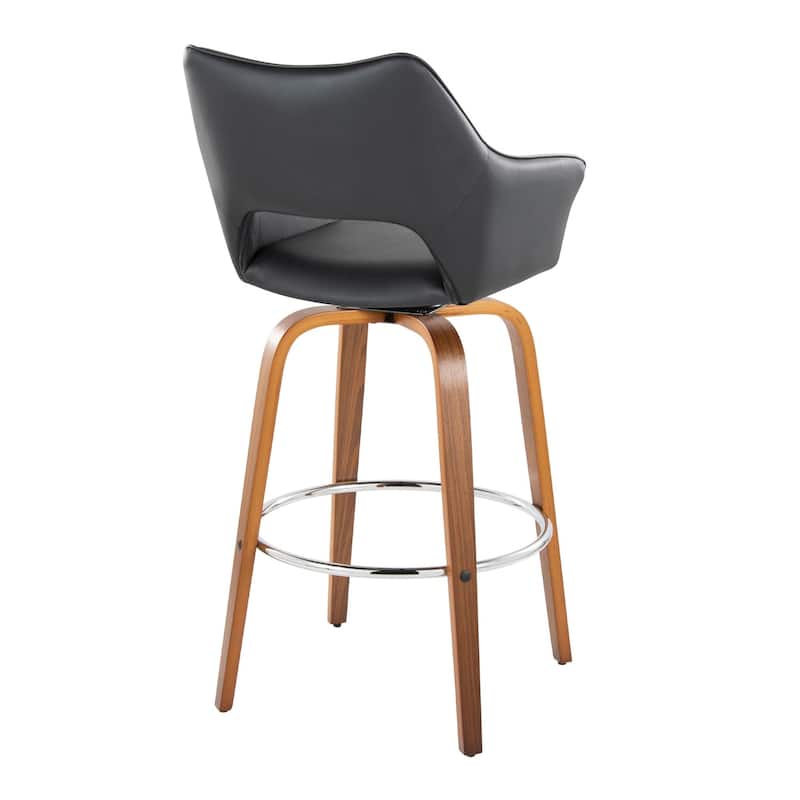 Mustang 30" Fixed-Height Xl Barstool - Set of 2