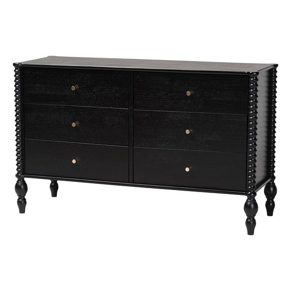 Callison Spindle Dresser - 6-Drawer Farmhouse Horizontal Cabinet with Turned Accents for Bedroom - On Sale - Bed Bath & Beyond - 44072934 Callison Spindle Dresser - 6-Drawer Farmhouse Horizontal Cabinet with Turned Accents for Bedroom - On Sale - Bed Bath & Beyond - 44072934