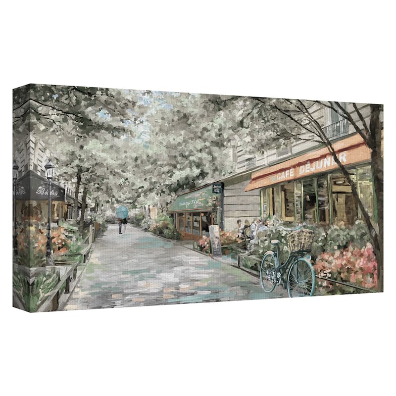 Café Pavé Light Canvas Art Print
