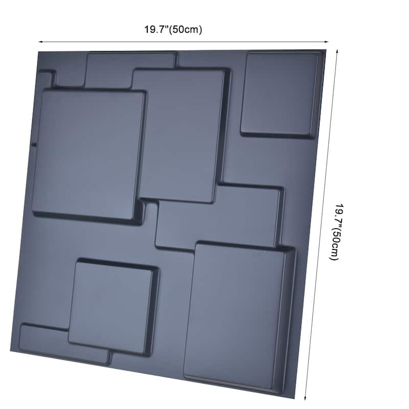 Art3d Decorative Tiles 3D Wall Panel for Modern Wall Decor,12 Panels 32 Sq Ft