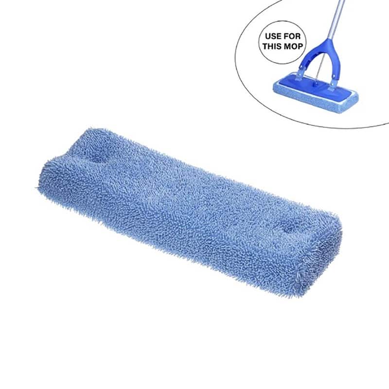 Microfiber Self-wring Mop Mopping Pad, Blue