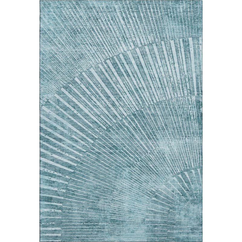 Premium Washable Super Soft Modern Starburst Mayfield Rug