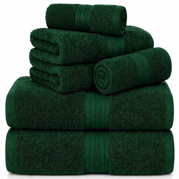Green Towel Set