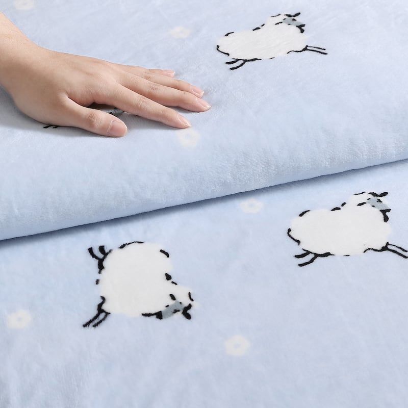 Poppy & Fritz Kids Novelty Plush Cozy Throw Blankets
