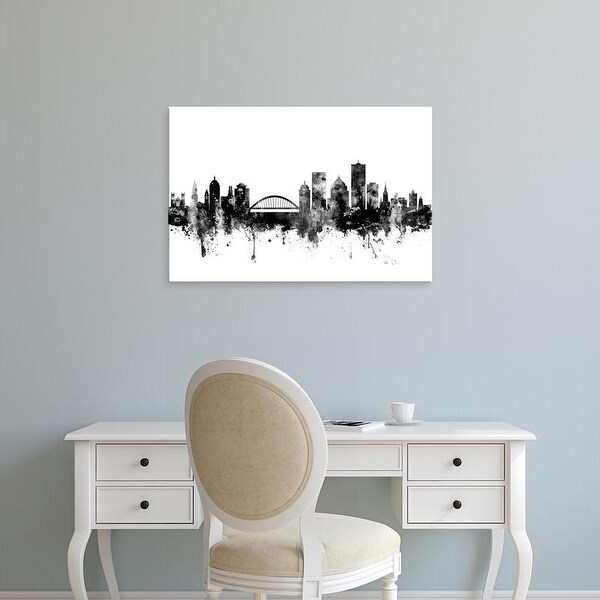 Easy Art Prints Michael Tompsett's 'Rochester New York Skyline' Premium Canvas Art