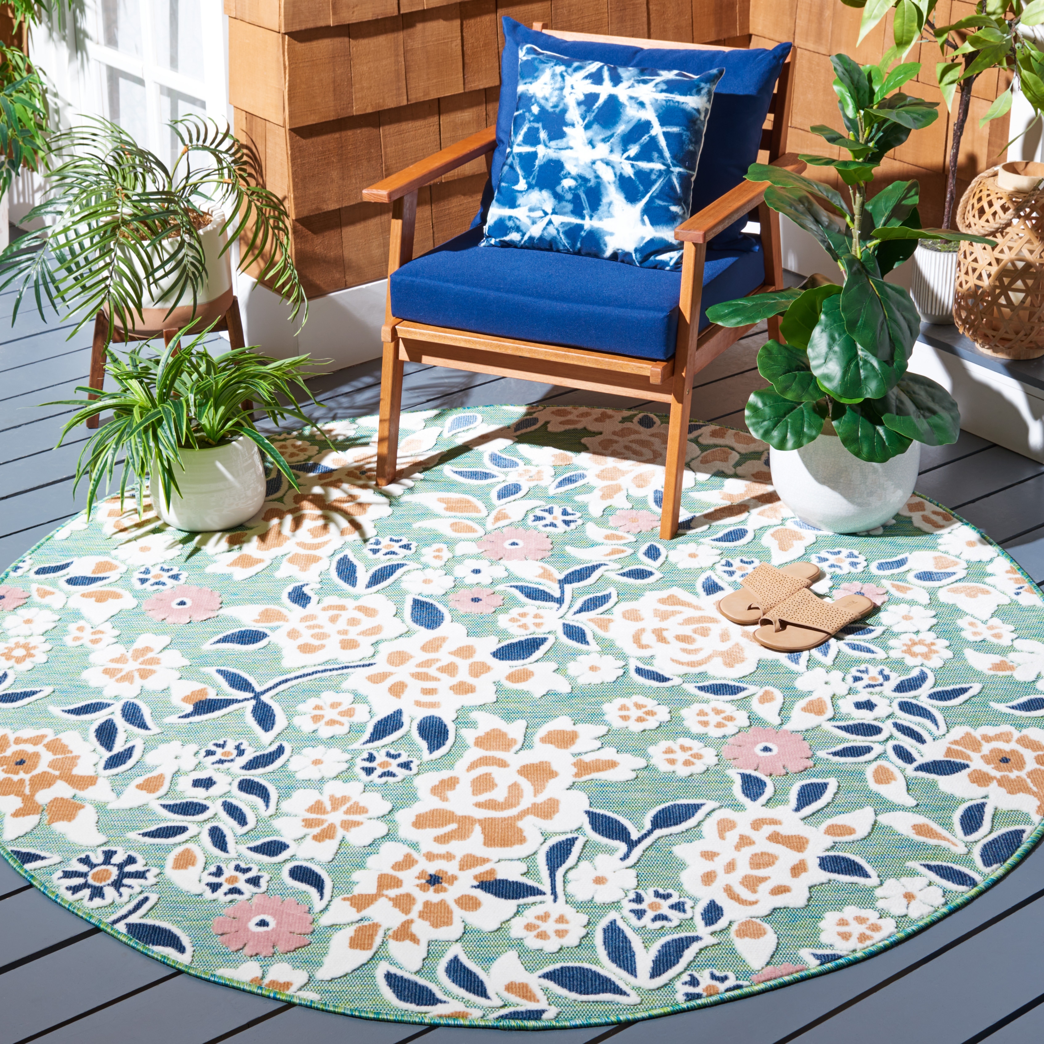 SAFAVIEH Cabana Mintje Indoor/ Outdoor Waterproof Transitional Rug - On  Sale - Bed Bath & Beyond - 35539773