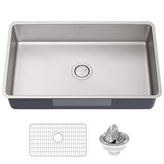 Kraus Dex 32" Undermount Single Basin 16 Gauge Stainless Steel Kitchen