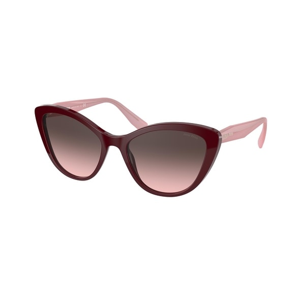 Miu Miu MU 05XS USH146 55 Bordeaux Woman Cat Eye Sunglasses. Opens flyout.