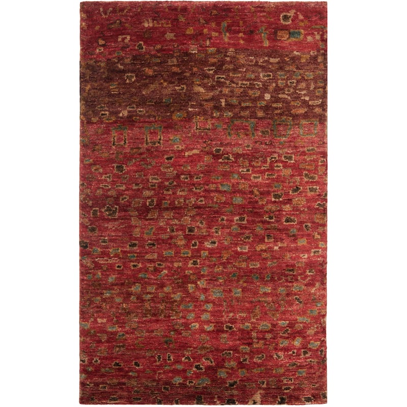 SAFAVIEH Hand-knotted Tangier Hafren Modern Wool Rug