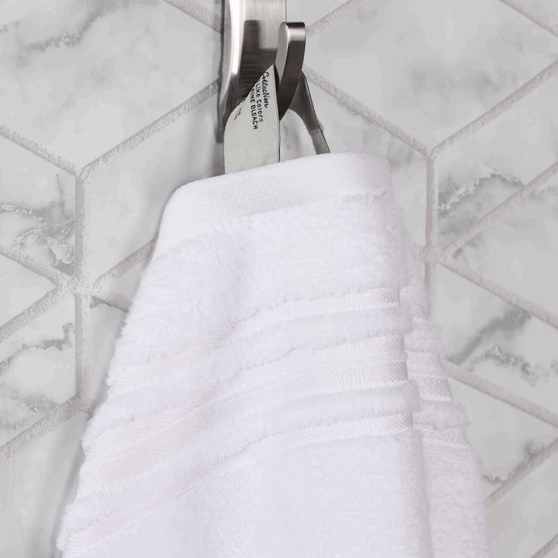 Superior Sadie Zero Twist Cotton Solid and Floral 9 Piece Towel Set
