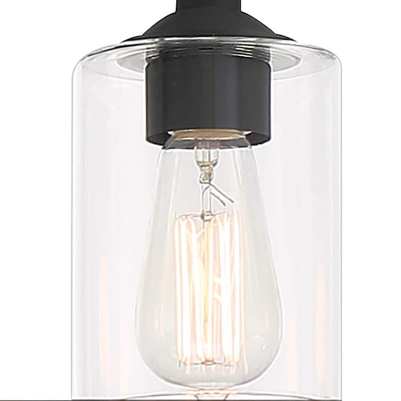 Farmhouse 5-light Rectangle Linear Chandelier - 8