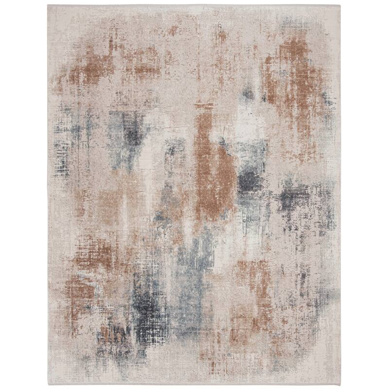 SAFAVIEH Eclipse Hallgerdur Vintage Boho Abstract Viscose Rug with