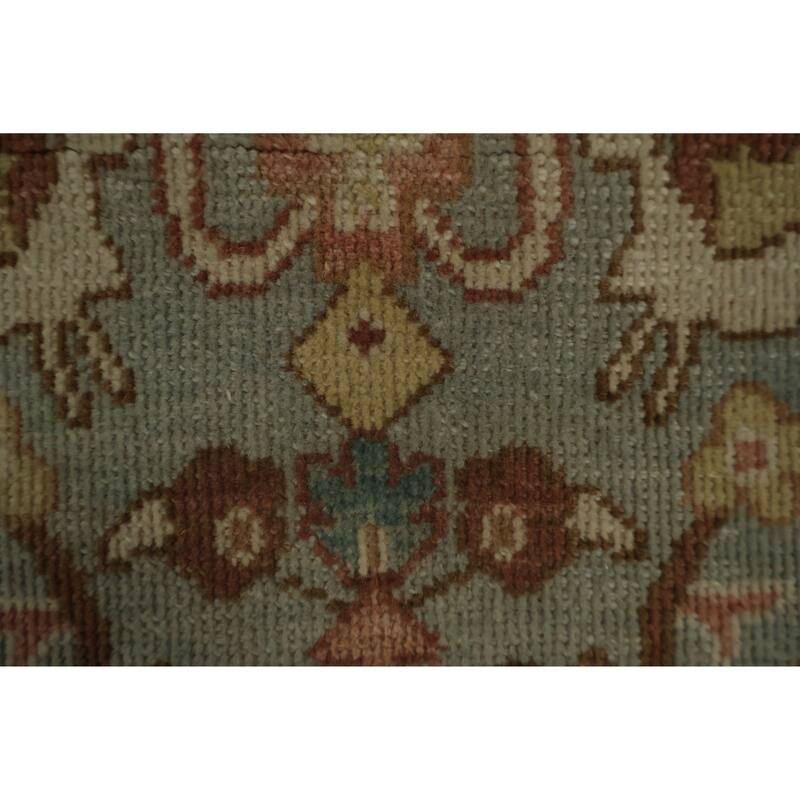 Hand Knotted Oriental 100% Wool Carpet Traditional All-Over Navy Blue & Blues Ziegler Area Rug - 3' 1'' X 1' 11''