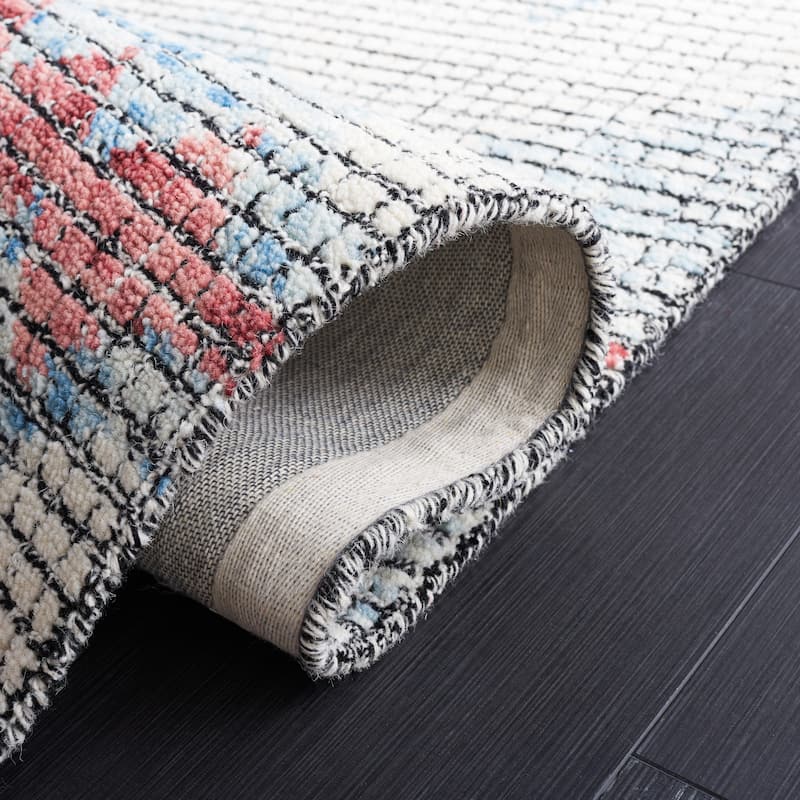 SAFAVIEH Handmade Abstract Heli Tribal Boho Wool Rug