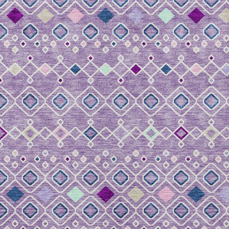HomeRoots Geometric Modern Rectangle Outdoor Rug