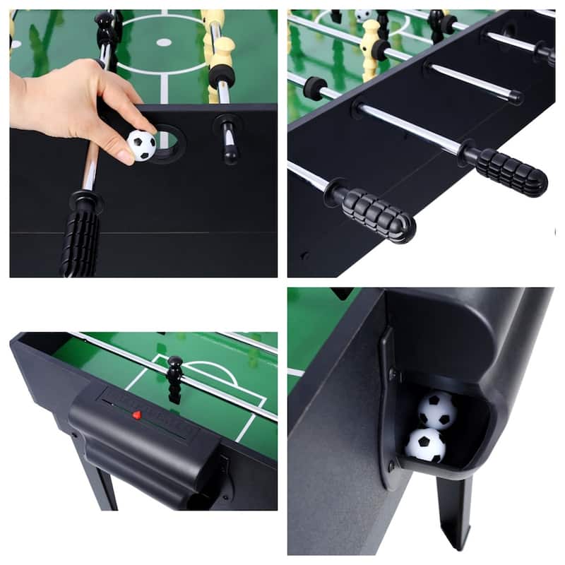 5-in-1 Multi-Game Table Billiards,Push Hockey,Foosball,Ping Pong Etc.