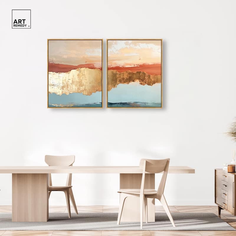 Earthy Glow III Canvas Set of 2 by Art Remedy