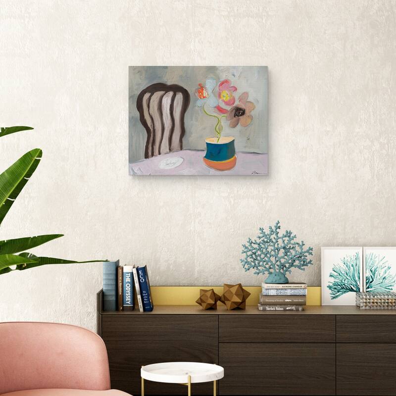 Lunch with Vincent & Henri by Bradford Brenner Canvas Art Print