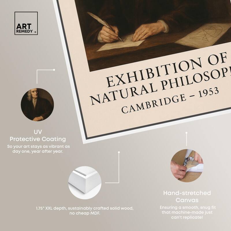 Newtonian Mind Canvas by Art Remedy