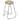 Classy Wooden Barstool With Iron Legs (Large) - 30 H x 20 W x 16 L