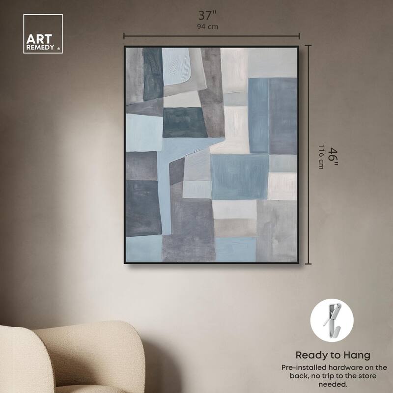 Tessellated Tones I Canvas by Art Remedy