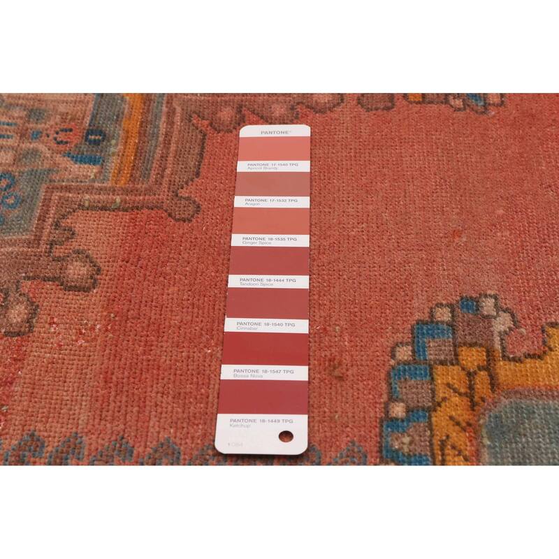 ECARPETGALLERY Hand-knotted Anatolian Vintage Copper Wool Rug - 3'6 x 4'10