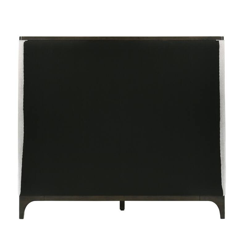 Furniture of America Elsa Modern Dark Grey Wood Platform Bed