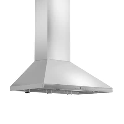 ZLINE Stainless Steel Convertible Vent Wall Mount Range Hood