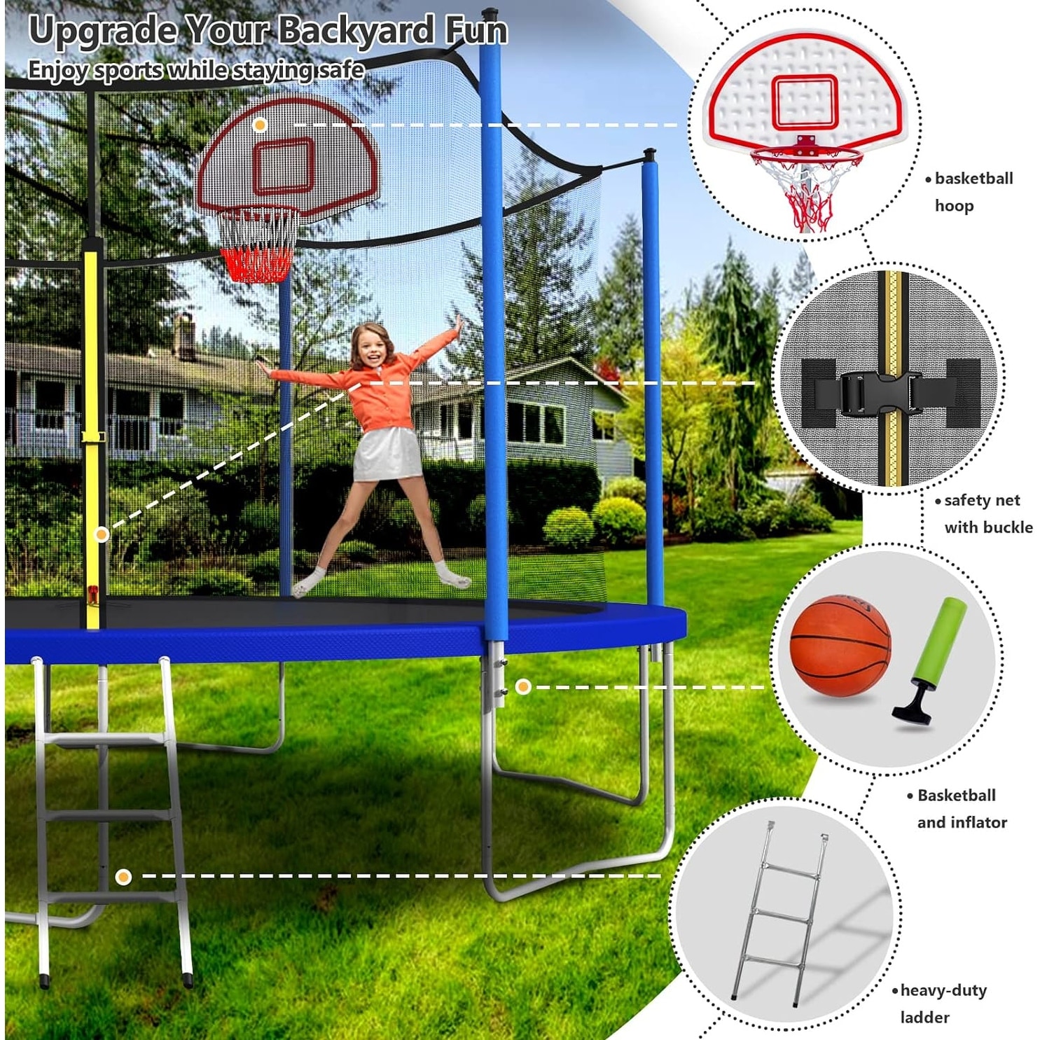 Large outdoor trampoline store