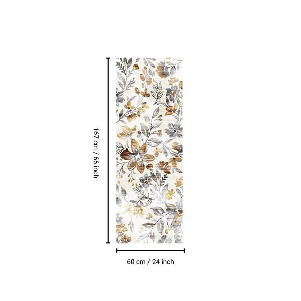 dimension image slide 5 of 16, Washable Vintage Area Rug Modern Abstract Soft Rug