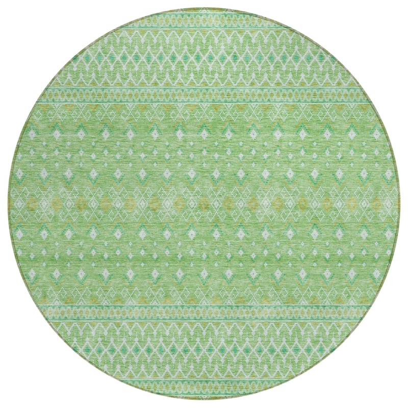 Machine Washable Indoor/ Outdoor Chantille Morrocan Boho Rug