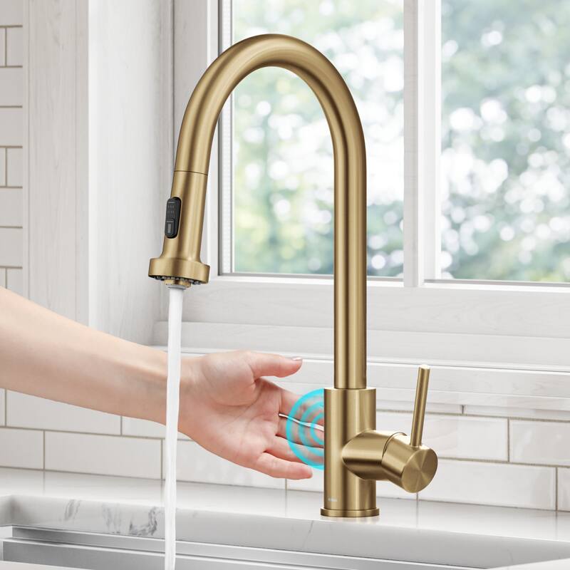 Kraus KSF-1616 Bolden 1.8 GPM Single Hole Sensor Pull Down Kitchen