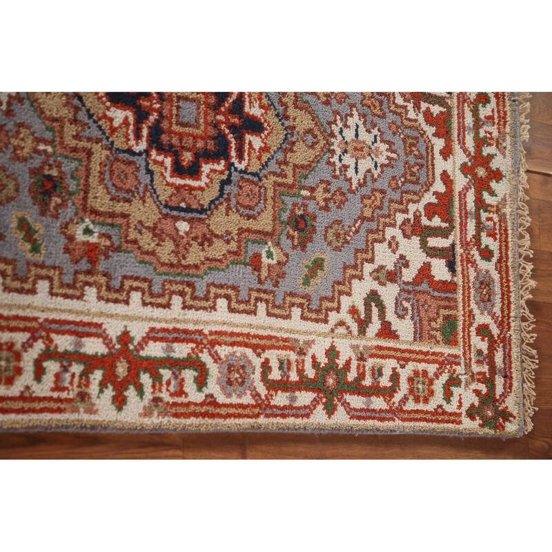 Heriz Serapi Oriental Runner Rug Handmade Wool Carpet - 2'8"x 7'11"