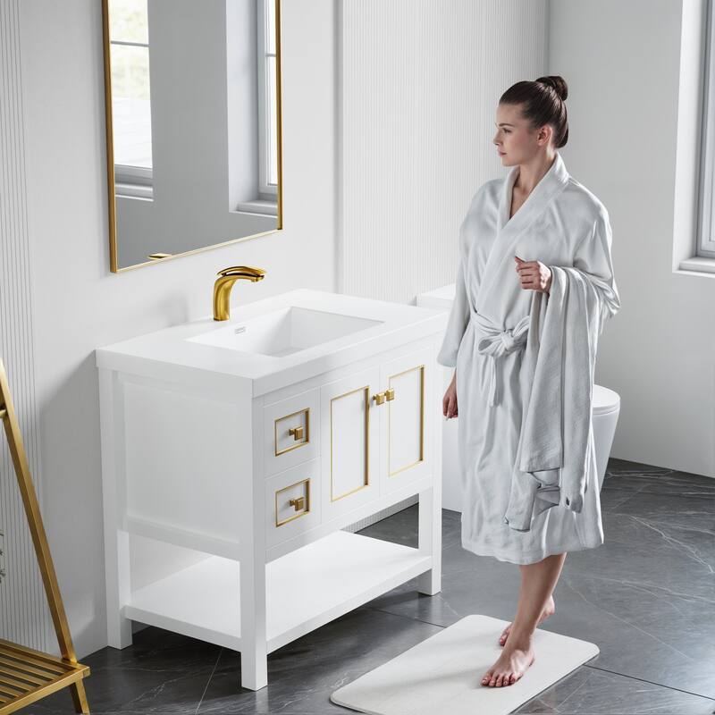 Davis 36" Single Bathroom Vanity Set