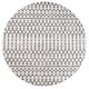 preview thumbnail 56 of 179, JONATHAN Y Trebol Moroccan Geometric Textured Weave Indoor/Outdoor Area Rug 5' Round - Cream/Black