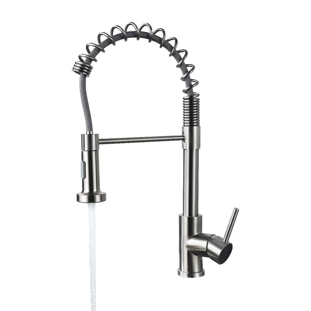 Topcraft High-arc Stainless Steel kitchen Sink Faucet