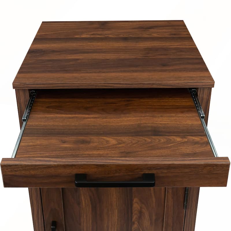Modular Wine Bar and Buffet Cabinet with Hutch for Dining and Living Rooms