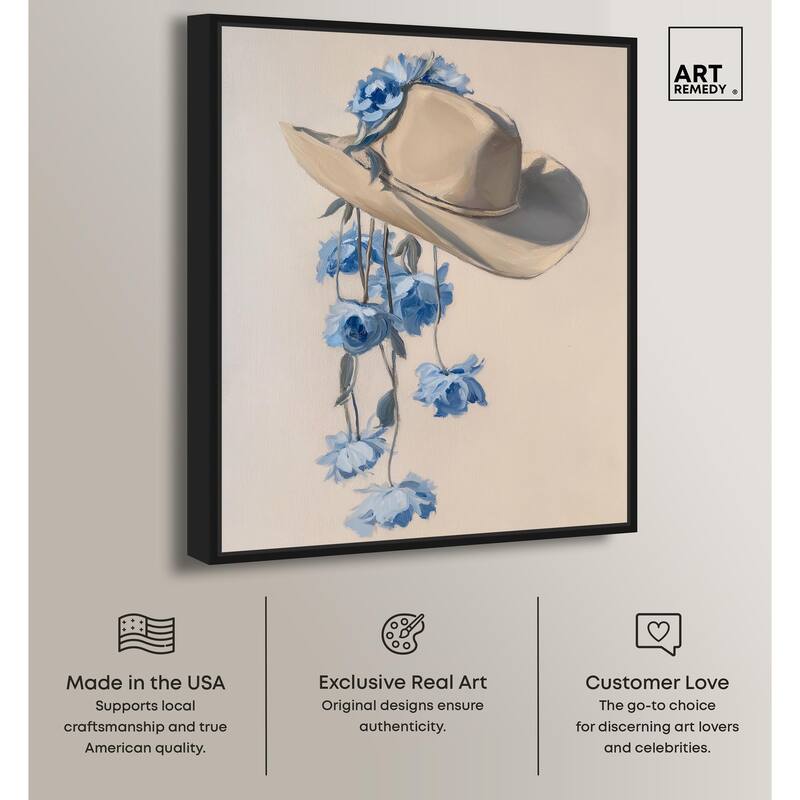 Brimming Blues II Canvas by Art Remedy