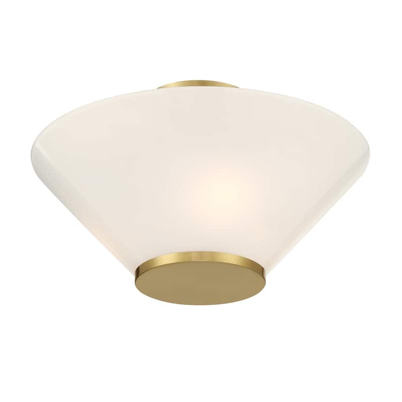 Savoy House 6-4012-3 Blair 3 Light 15" Wide LED Semi-Flush Bowl