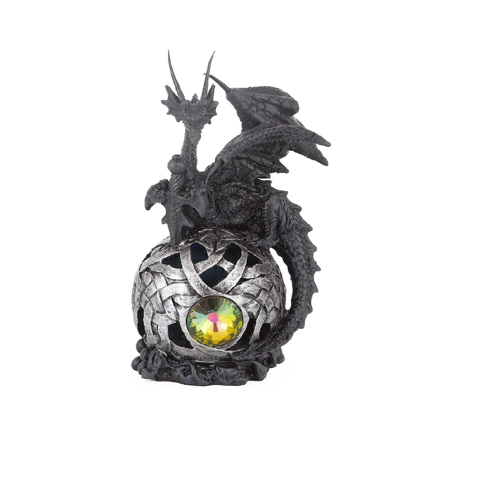 Q Max Dragon Globe With Led Light Statue Fantasy Night Light Decoration Figurine On Sale Overstock 32409598