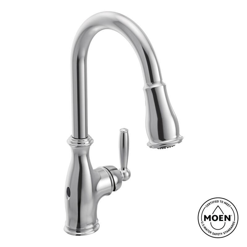 Moen Brantford 1.5 GPM Single Hole Pull Down Kitchen Faucet with