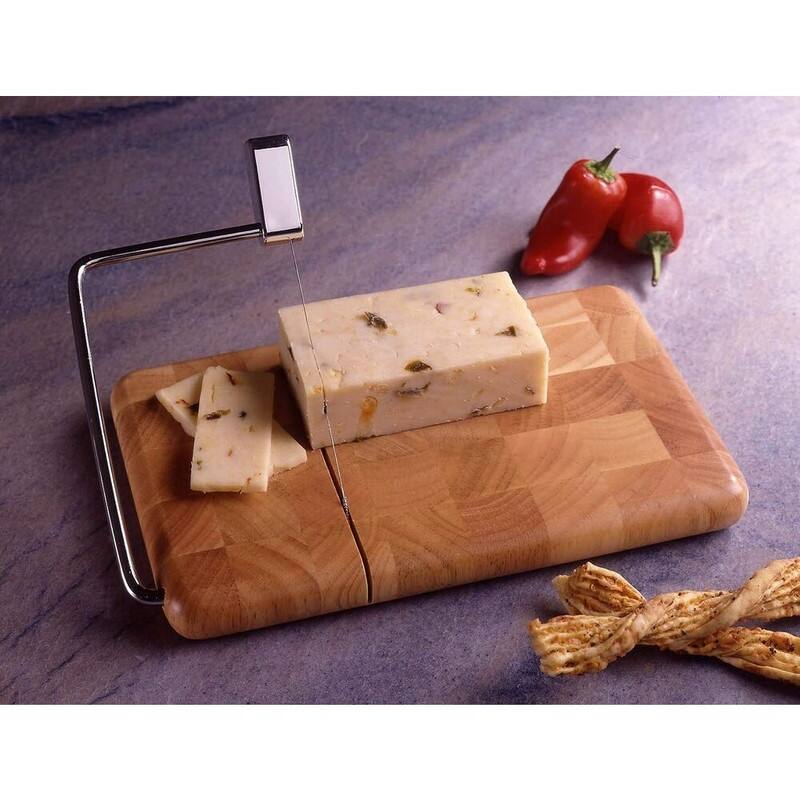 End Grain Butcher Block Cheese Slicer - 11