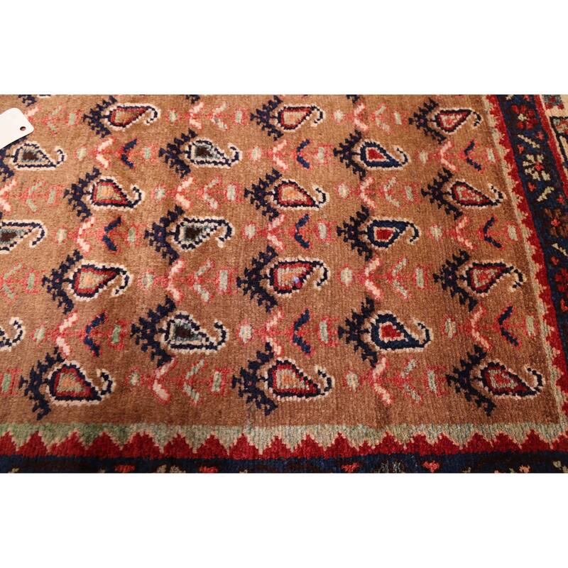 ECARPETGALLERY Hand-knotted Anadol Brown Wool Rug - 3'6 x 10'4