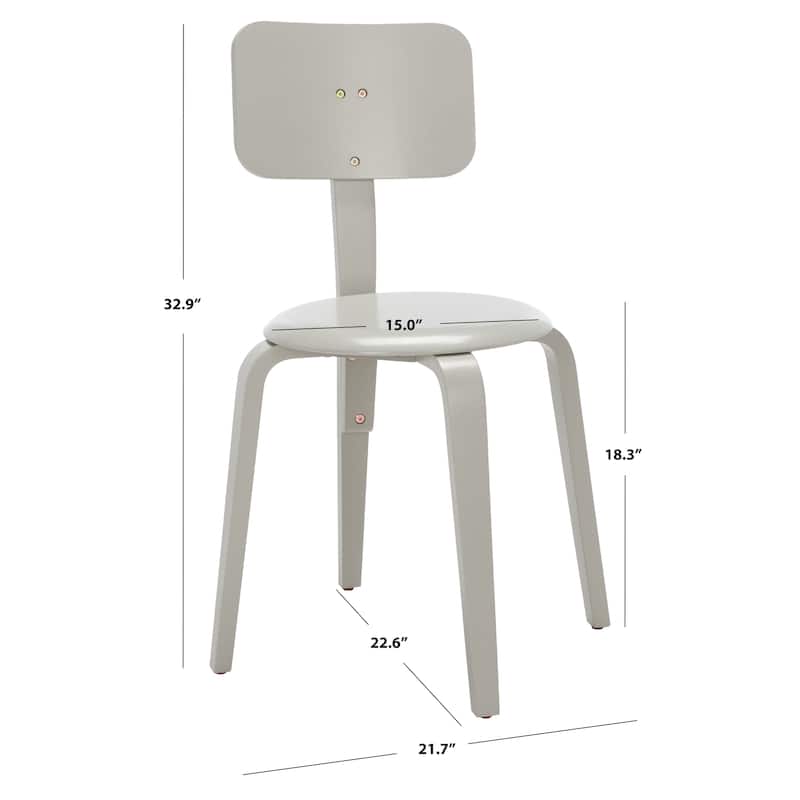 SAFAVIEH Vicie Stackable Dining Chair (Set of 2)