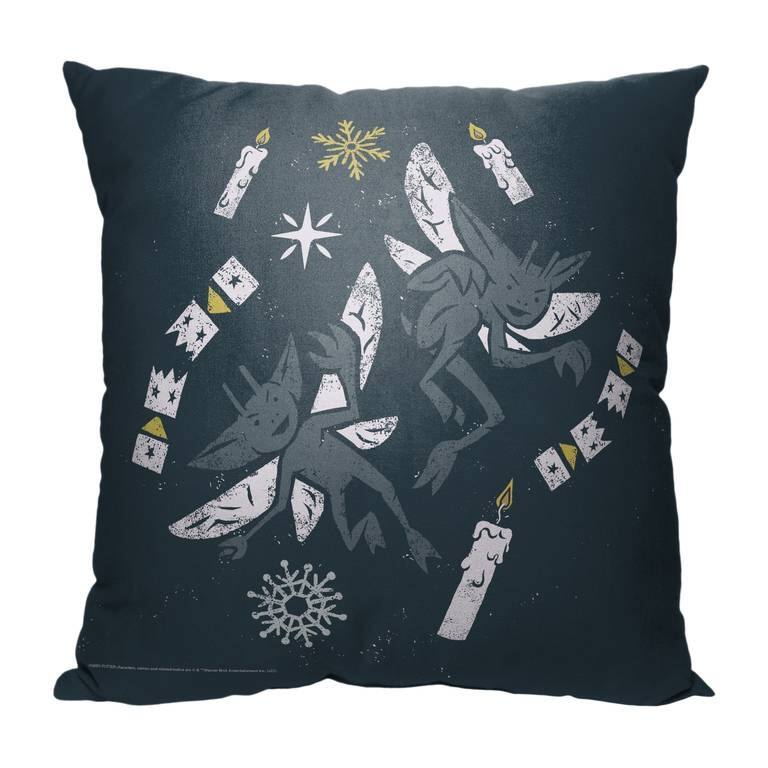 Warner Brothers Harry Potter Feastive Freaky Fairies 18 Inch Throw Pillow
