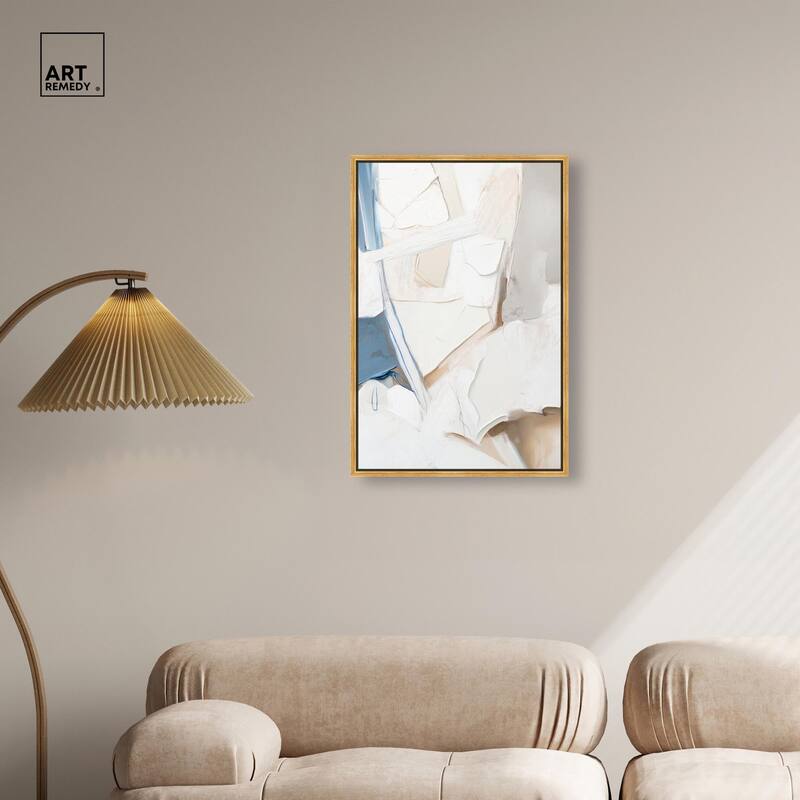 Bone and Beige I Canvas by Art Remedy