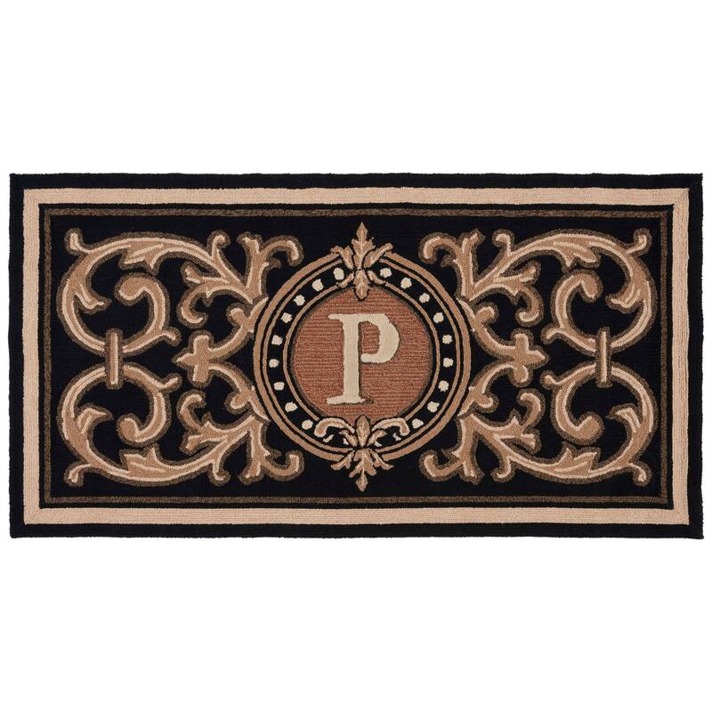 SAFAVIEH Handmade Monogram Bruneta Casual Rug