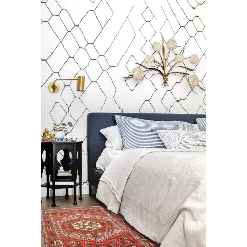 ECARPETGALLERY Hand-knotted Anadol Grey Wool Rug - 4'2 x 6'5